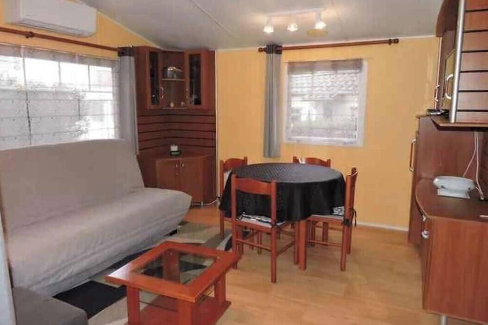 🌞 Mobil-home climatisé 6 pers – Camping 3⭐ avec piscine – Landes – dès 70€/nuit in Sainte-Eulalie-en-Born, Côte d’Argent