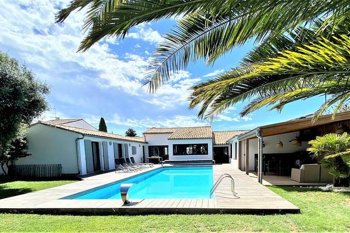 Maison de vacances pour 8 personnes, avec jardin à La Flotte