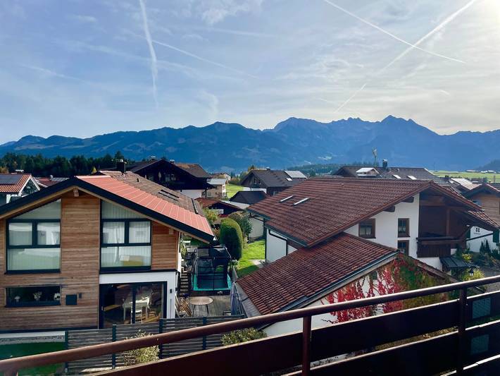 Ferienwohnung für 5 Personen, mit Balkon und Ausblick sowie Sauna, mit Haustier in Bolsterlang
