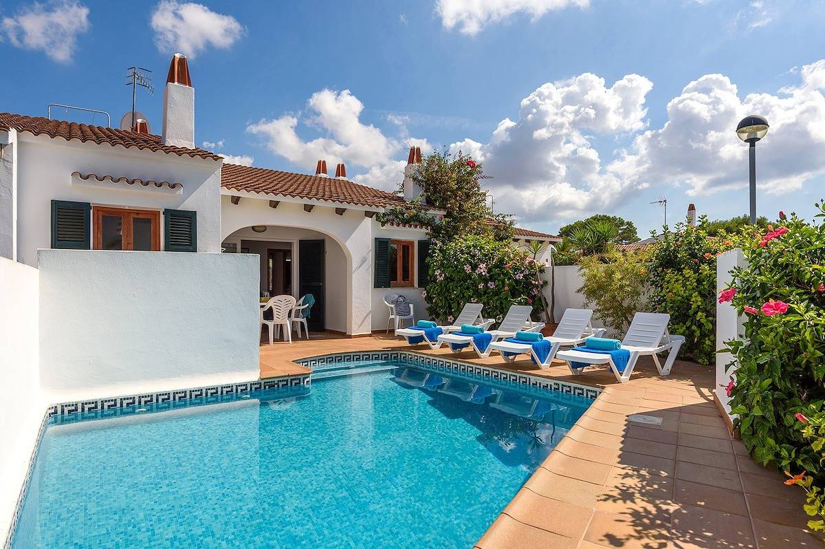 Villa Arena in Cala Blanca, Ciutadella