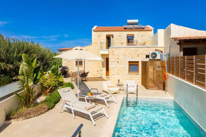 Ferienhaus für 4 Personen, mit Terrasse und Garten