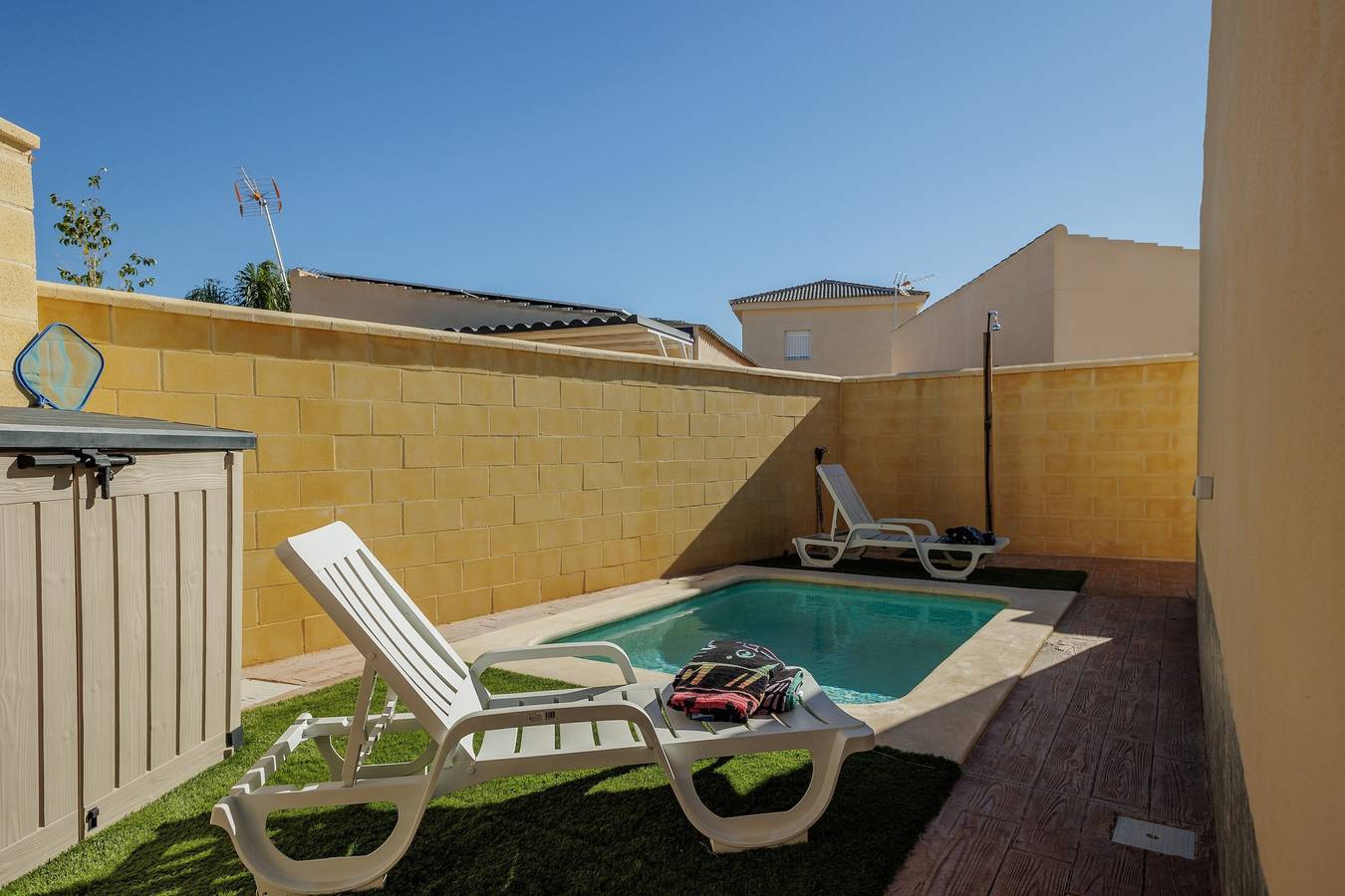 Landhaus 'Villa mit Pool nahe Sevilla' mit privatem Pool, Wlan und Klimaanlage in Hacienda de Tarazona, La Rinconada