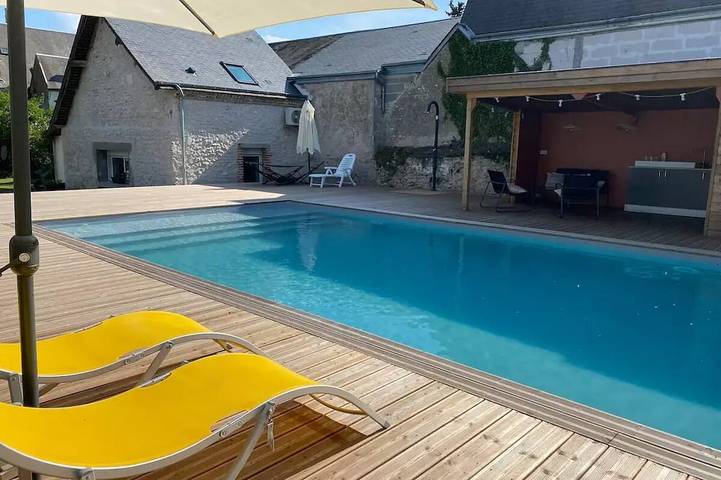 Maison de vacances pour 6 personnes, avec piscine et jardin