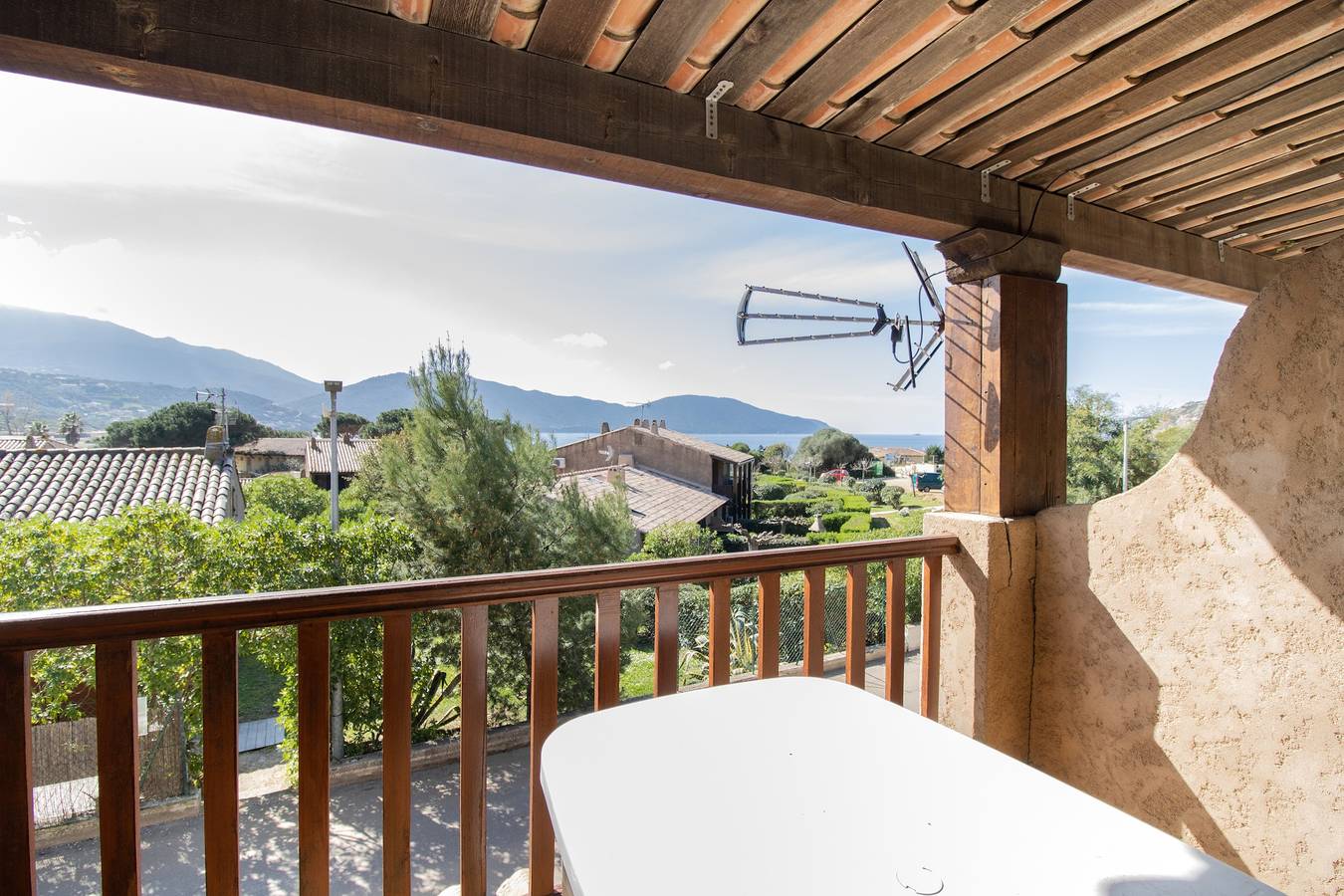 Appartement entier, Appartement « Le Quattru » avec vue mer, Wi-Fi et climatisation in Appietto, Golfe de Sagone