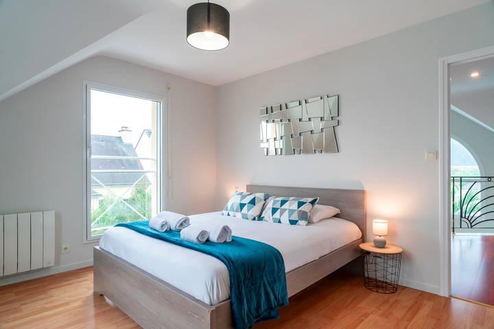 Location de vacances pour 10 personnes, avec jardin et balcon à Damgan - 4