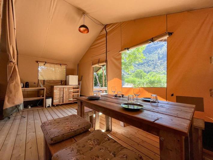 Camping pour 5 personnes, avec terrasse et vue dans Aragon (Espagne) - 3