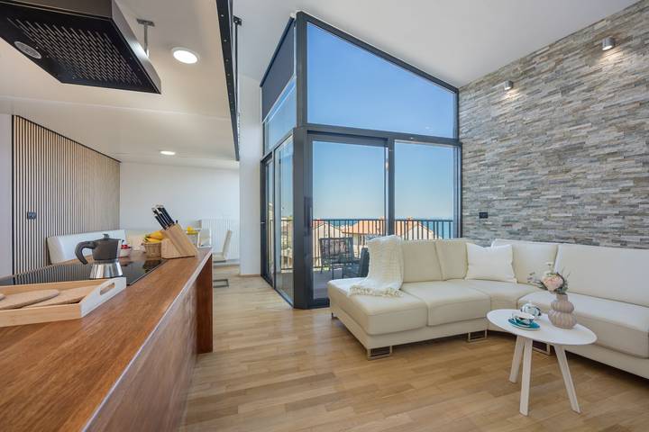 Penthaus für 4 Personen, mit Balkon und Meerblick - 1