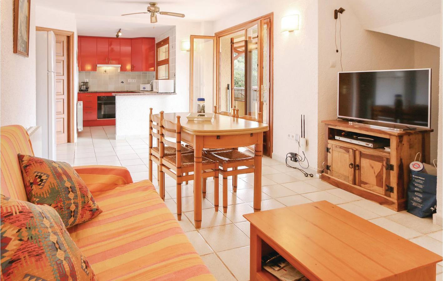 135 Quadratmeter Wohnung: Wi-Fi, Pool, Terrasse in Calonge in Mas Pere, Calonge
