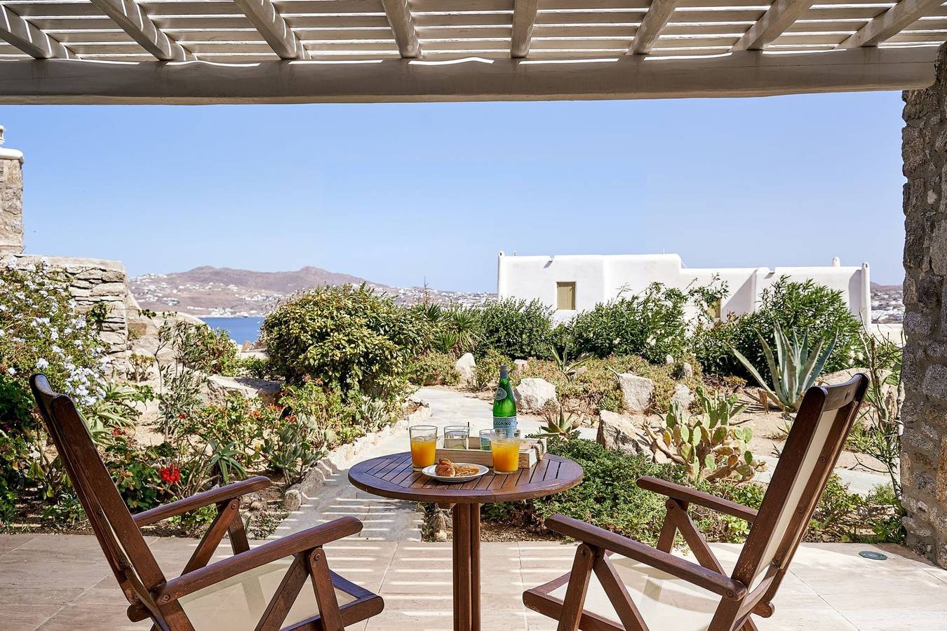 Glorious Mykonos Villa | Villa Ted | 6 Bedroom | Breathtaking Sea Views | Spacious Furnished Sun Terrace | Private Outdoor Pool | Bbq Facilities and Outdoor Dining Area | Ornos in Ornos, Mykonos