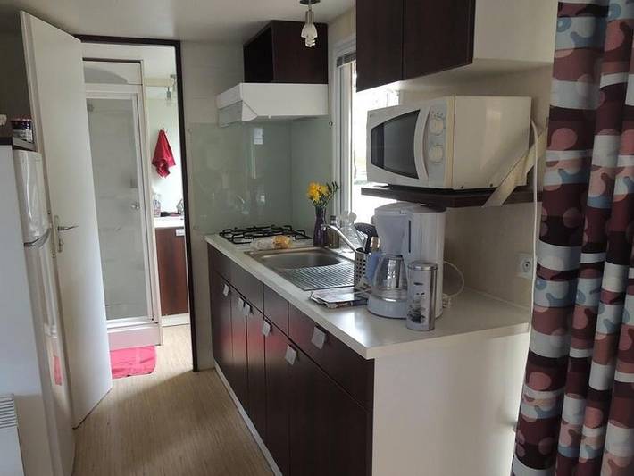 Camping le Domaine de Gajan - Mobilheim 4 personen - Comfort family, 2 Zimmer in Boisseron, Mittelmeerküste (Frankreich)
