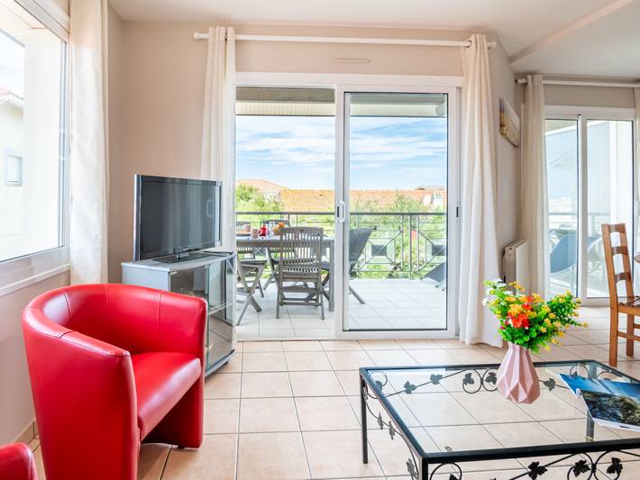 Gîte pour 4 personnes, avec balcon dans Mimizan Plage - 2
