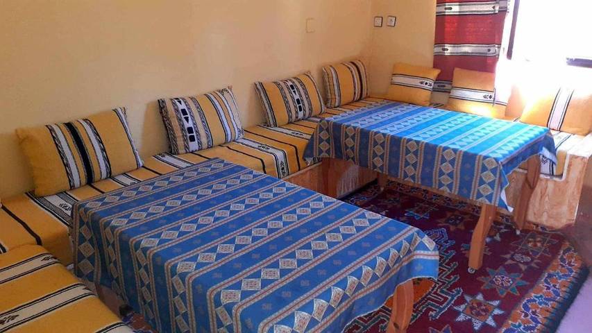 Maison d’hôte pour 5 personnes, avec terrasse au Maroc