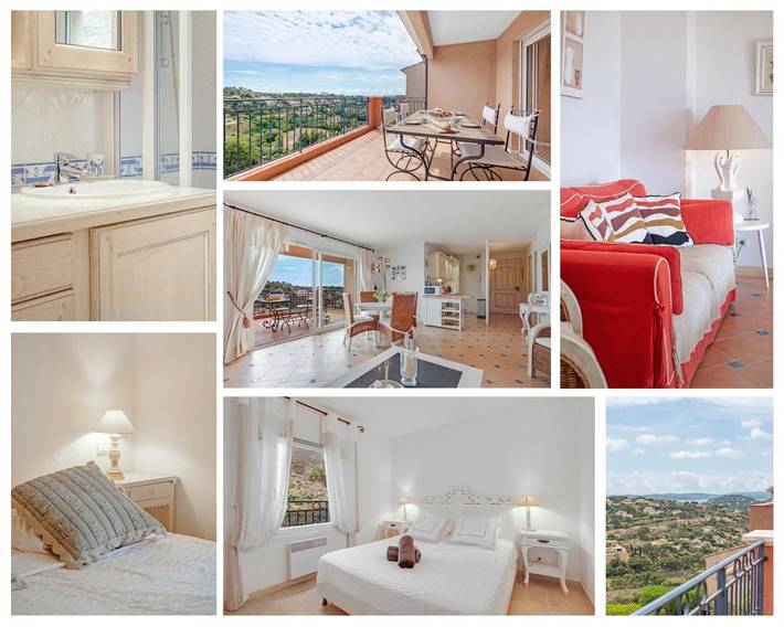 Gîte pour 4 personnes, avec vue ainsi que balcon et piscine dans Golf Bluegreen Sainte-Maxime - 2