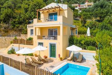 Villa pour 8 Personnes dans Mparmpati, Corfou, Photo 1