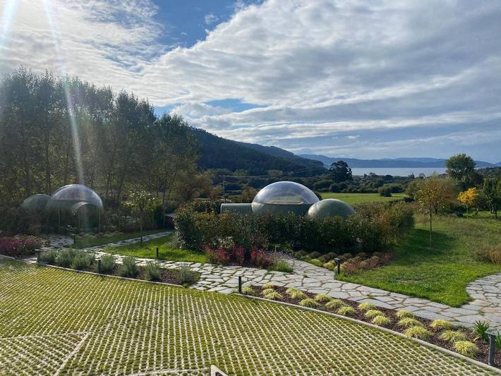 Camping für 2 Personen, mit Garten und Ausblick sowie Terrasse in Galicien - 3