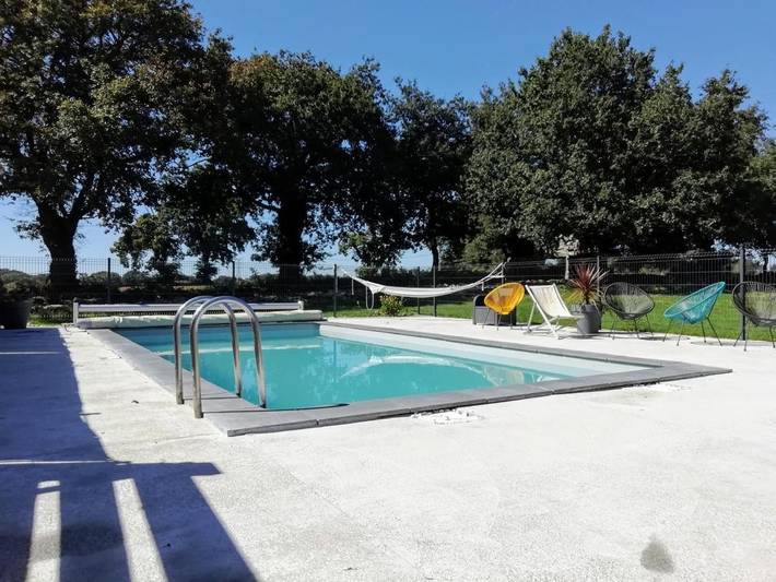 Location de vacances pour 8 personnes, avec piscine et jardin, animaux acceptés à Plescop - 2