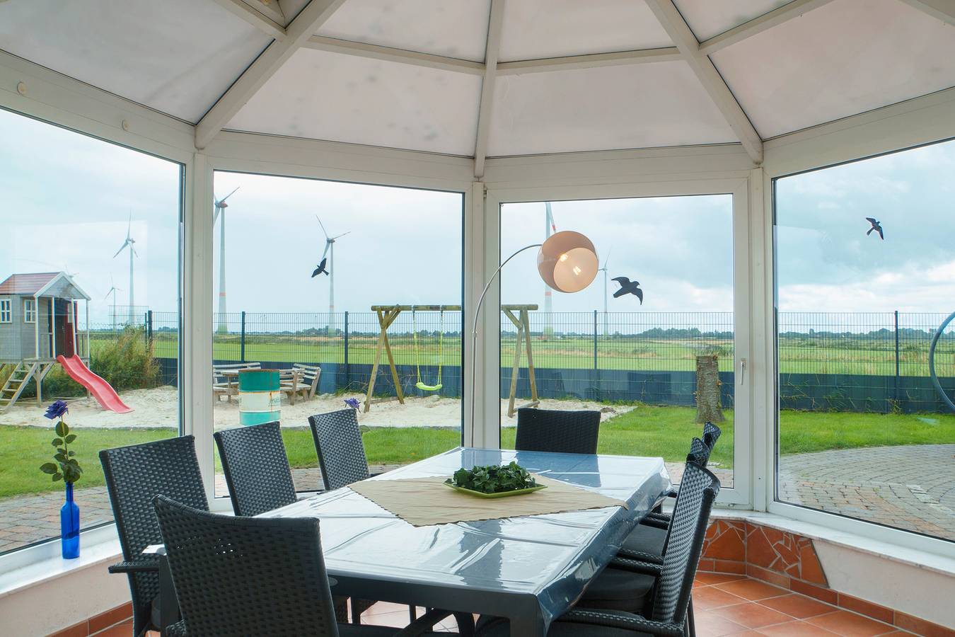 Casa de vacaciones 'Ferienhaus Buttforde' con terraza privada, jardín privado y wifi in Wittmund, Distrito de Wittmund