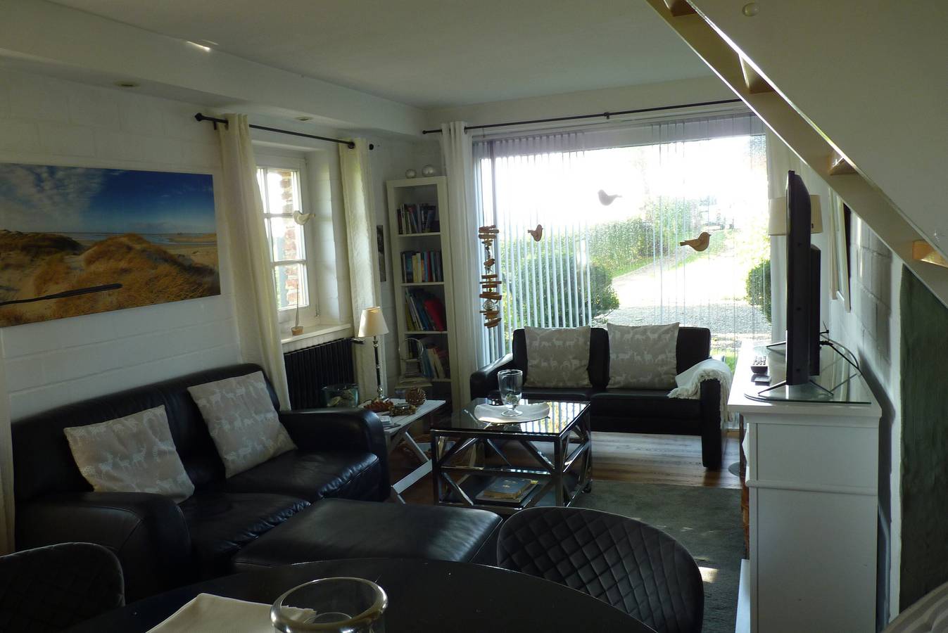 Casa de vacaciones 'Feriencottage Nordseeluft' con terraza privada, jardín comunitario y wifi in Eiderstedt