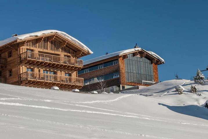 Appart’hôtel pour 2 personnes, avec Balcon ainsi que Terrasse et Vue à Lech