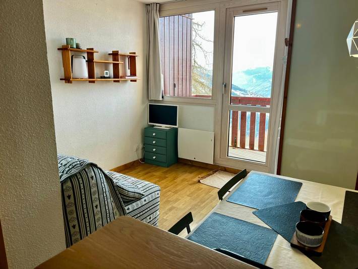 Gîte pour 4 personnes, avec balcon dans Station De Peisey Vallandry - 4