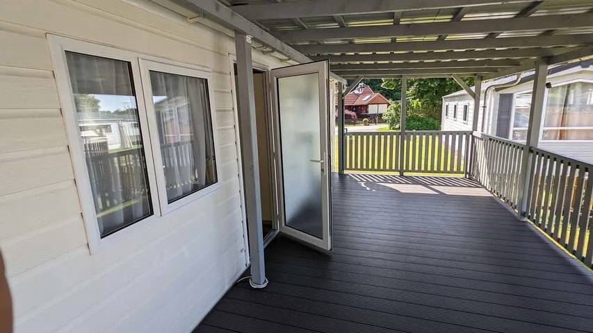 Camping car pour 4 personnes, avec jardin, animaux acceptés en Mer du Nord