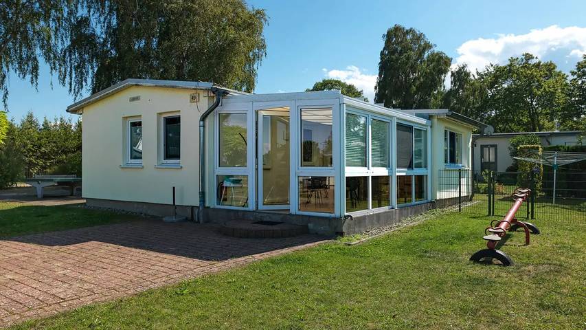 Ferienhaus für 4 Personen, mit Garten, mit Haustier