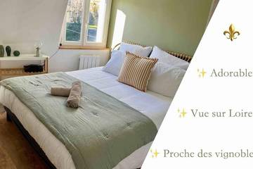 Gîte pour 2 personnes, avec vue à Rochecorbon