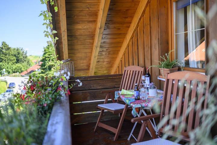 Ferienwohnung für 2 Personen, mit Balkon in Bad Kohlgrub