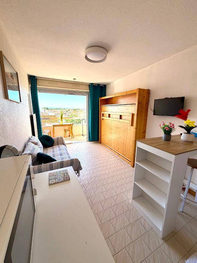 Gîte pour 2 personnes, avec vue et terrasse dans Office De Tourisme De Valras Plage - 4