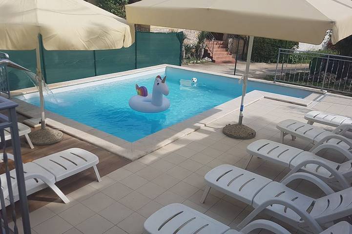 Ferienhaus für 8 Personen, mit Balkon