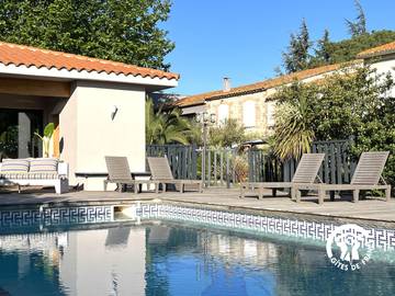 Gîte pour 6 personnes, avec terrasse et piscine à Palau-del-Vidre