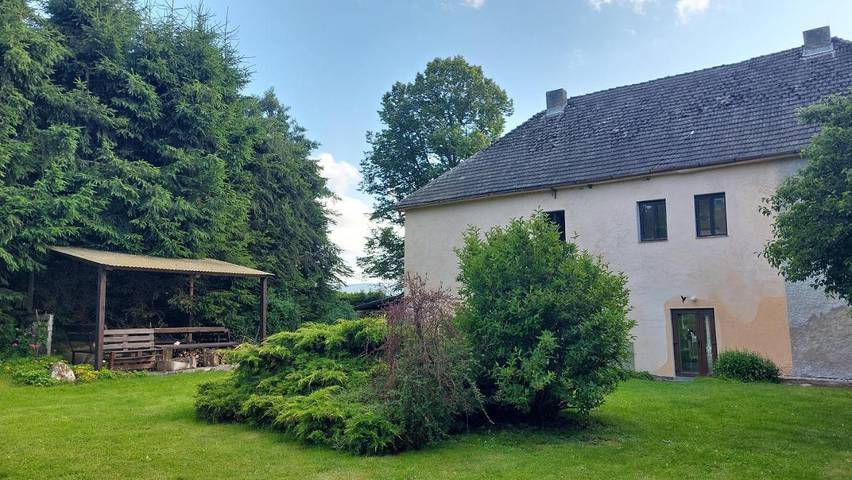 Vakantiehuis voor 5 personen, met tuin en uitzicht, kindvriendelijk in Bohemer Woud
