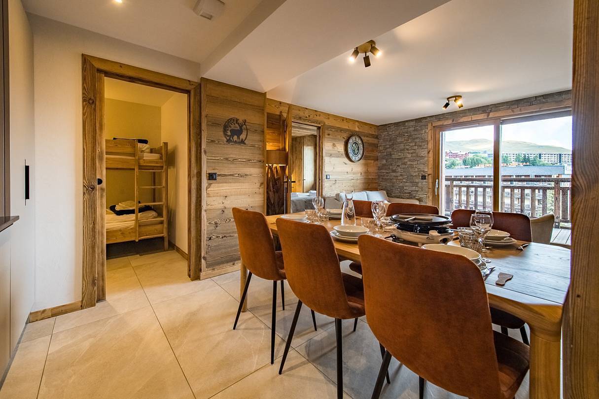 Appartement de vacances entier, Appartement 6 personnes dans une résidence neuve sur le front de neige in La Toussuire, Fontcouverte-la-Toussuire