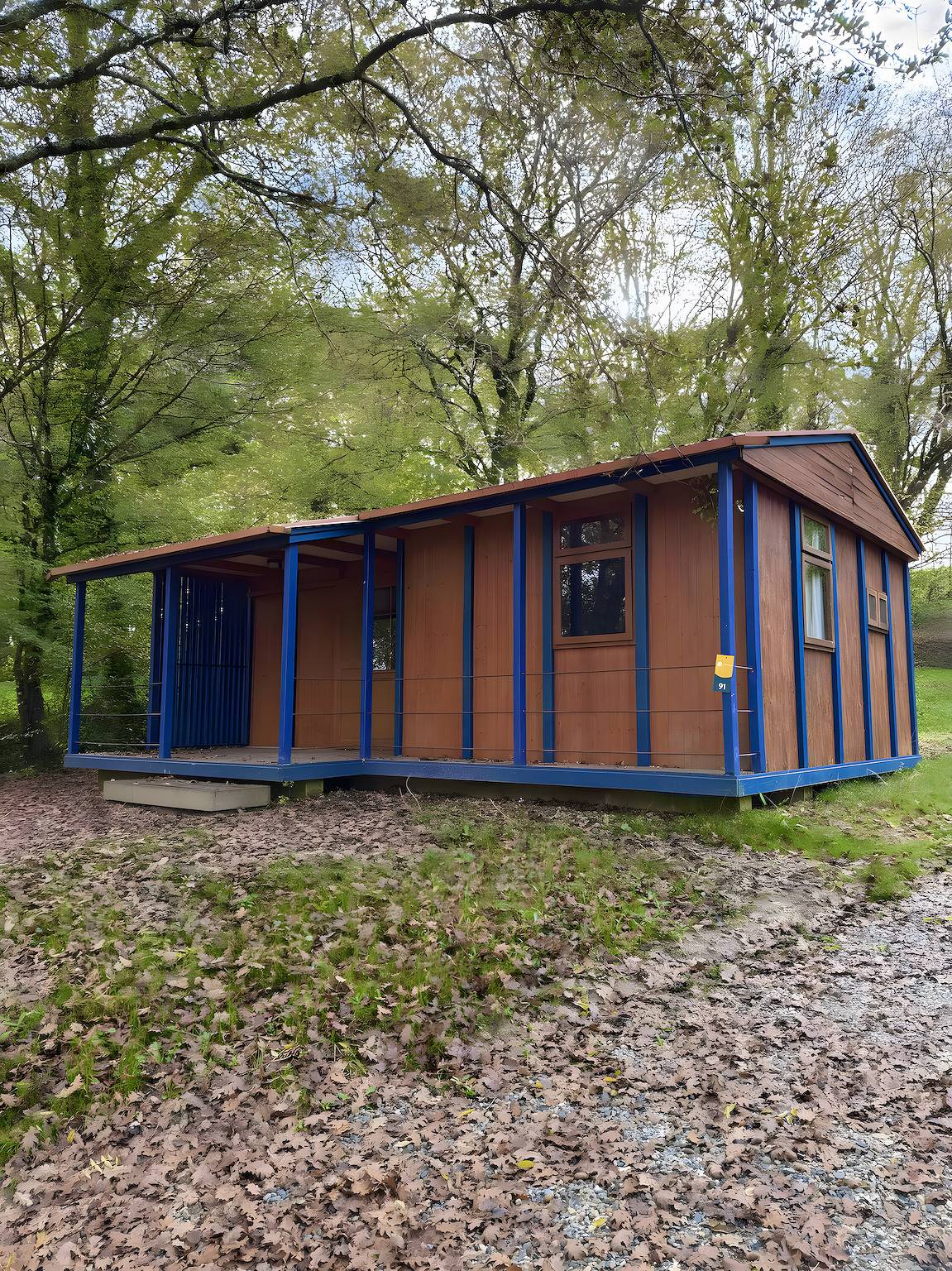 Appartement entier, Chalet 'Campitel 4 Personnes 91' avec terrasse privée, jardin privé et Wi-Fi in Bretagne-d'Armagnac, Gers