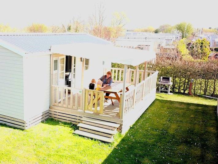 Camping de la Haie Penée - Mobilhome 6 personnes - 3 chambres in Saint-Quentin-en-Tourmont, Région d'Abbeville