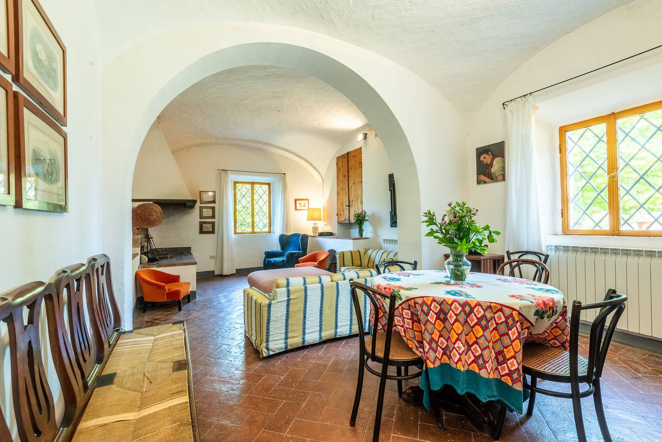 Villa 'Ballati' met gedeelde tuin in Monteroni d'Arbia, Provincie Siena