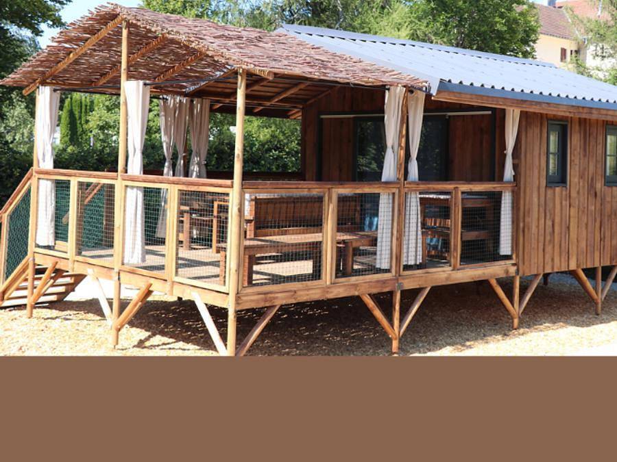 La Buissonnière Lodges - Lodge 2 personen - Hütte Lodge duo Spa (17 m² - 1 Schlafz.) in Chisseaux, Tours und Umgebung