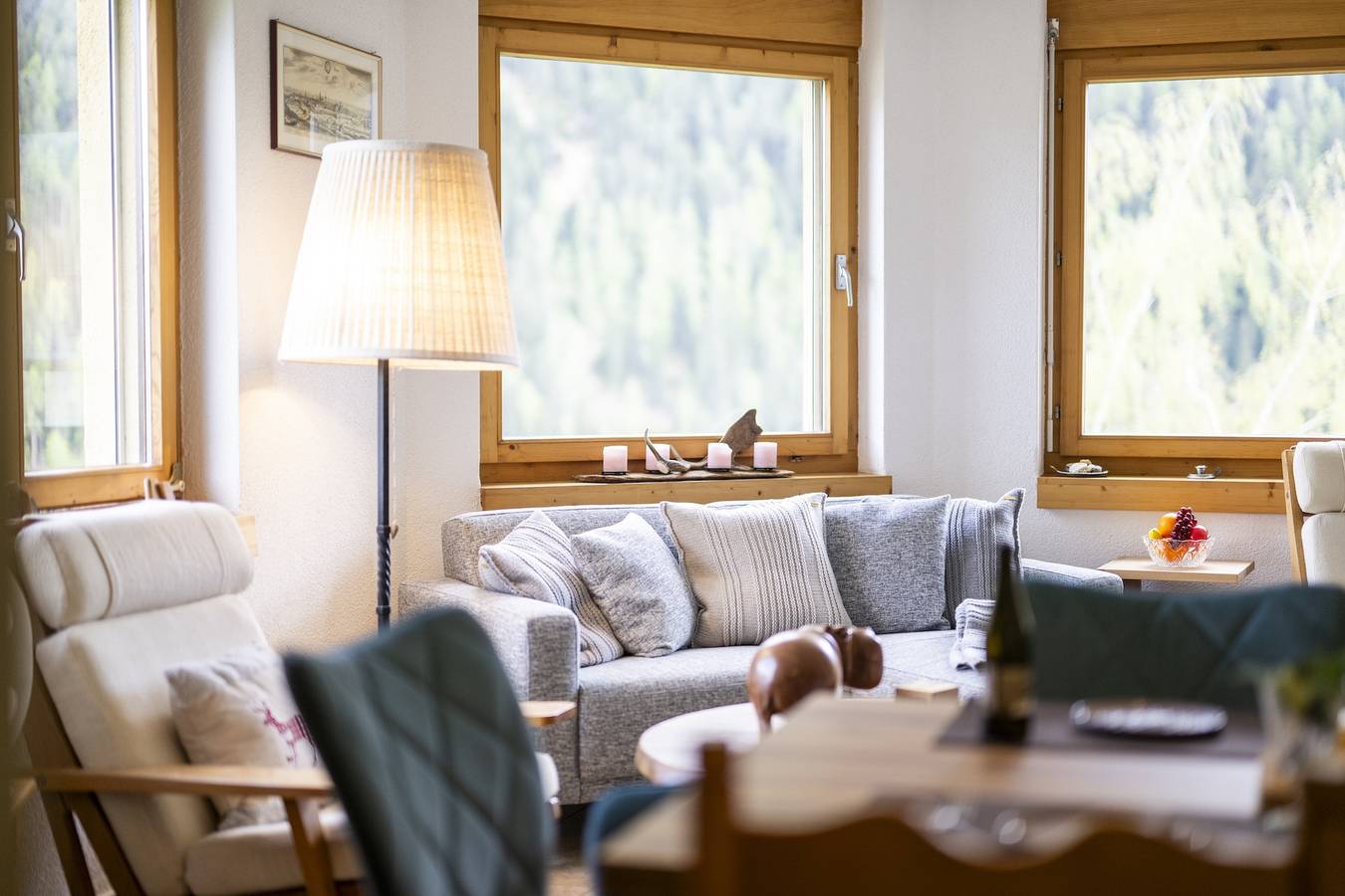 Ganze Wohnung, Chasa Serras - Adrian: Ideal gelegene, gemütliche 3.5 Zimmerwohnung in Scuol, Unterengadin