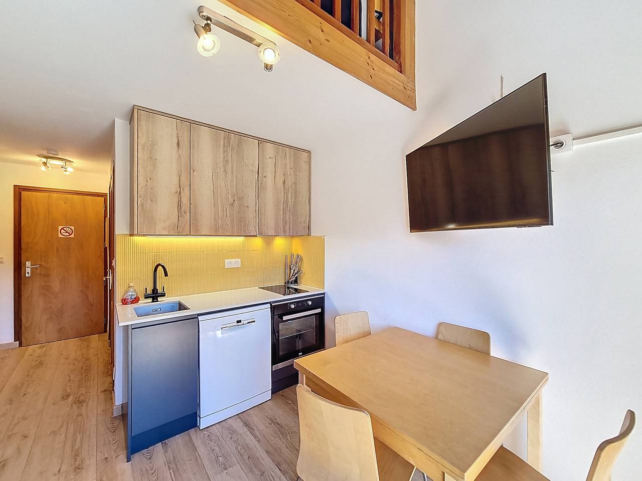 Ganze Wohnung, Charmante Wohnung für 5 Pers. in den Alpen mit Bergblick in Les Gets, Les Portes du Soleil