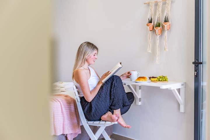 Apartamento estúdio para 2 pessoas, com varanda em Paul Do Mar