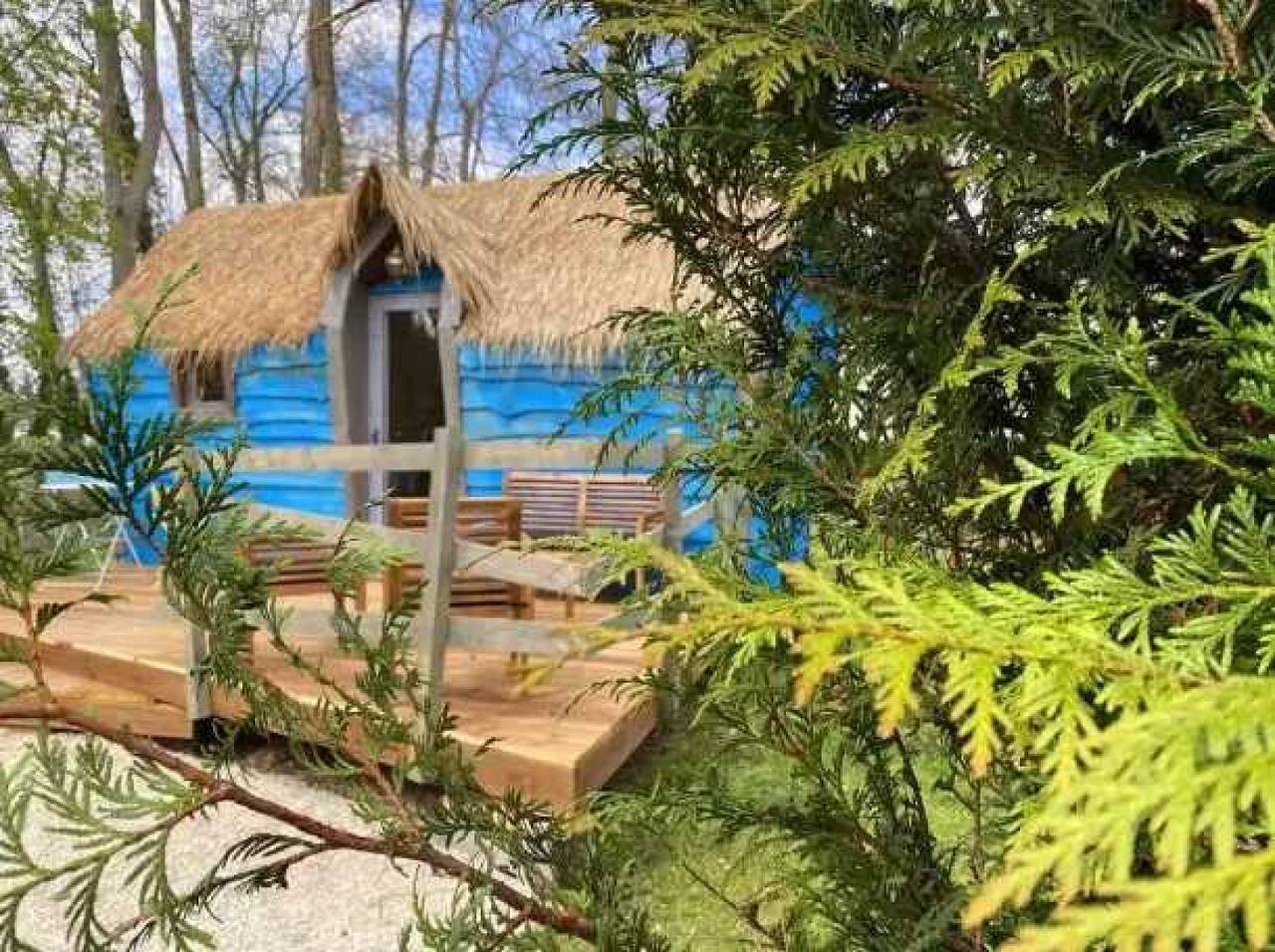 Zecamping 2 étoiles piscine couverte animaux acceptés cabane 3 pers in Bar-sur-Aube, Aube