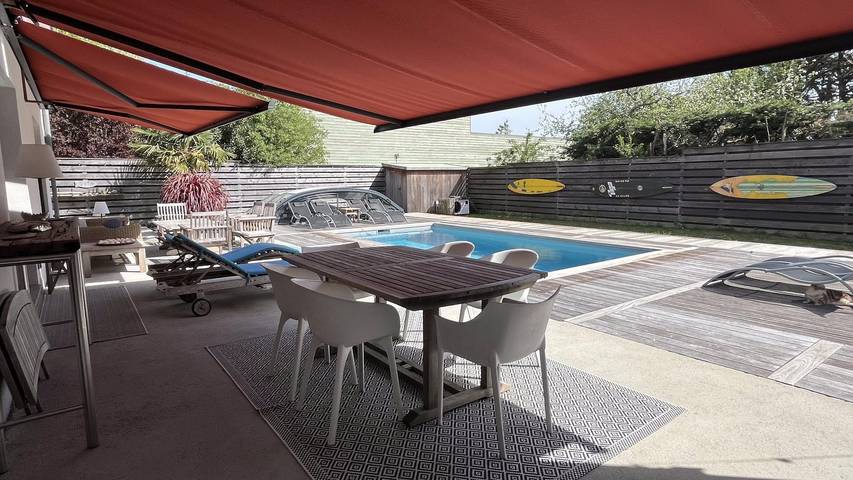 Gîte pour 6 personnes, avec piscine ainsi que terrasse et jardin à Plouharnel - 2
