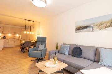 Ferienwohnung für 4 Personen, mit Sauna und Balkon in Dorum