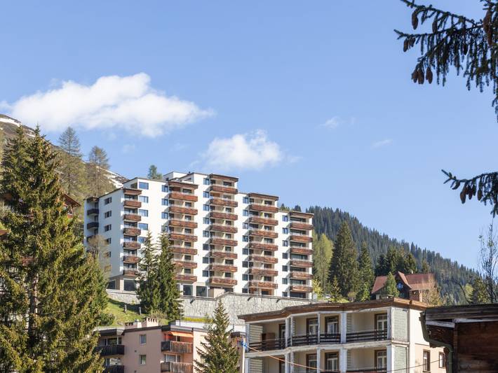 Ferienwohnung für 4 Personen, mit Ausblick und Sauna sowie Balkon in Davos - 3