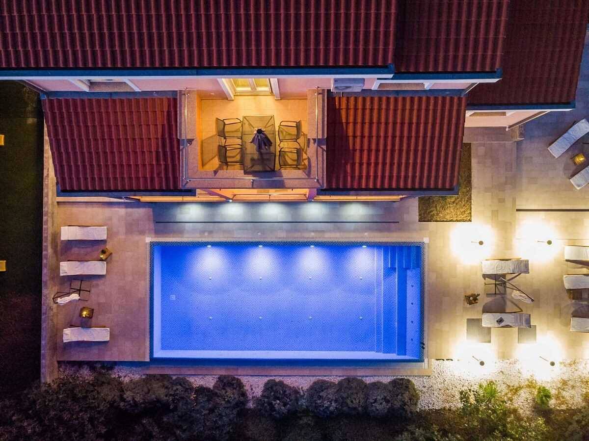 Cały apartament, Apartament wakacyjny dla 4 osób z basen in Sveti Filip i Jakov, Općina Sveti Filip i Jakov