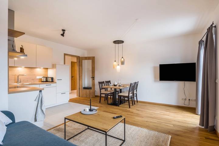 Appartement entier, Appartement "Rosa" au Schloegelhof avec Wi-Fi et balcon in Gilching, Arrondissement de Starnberg