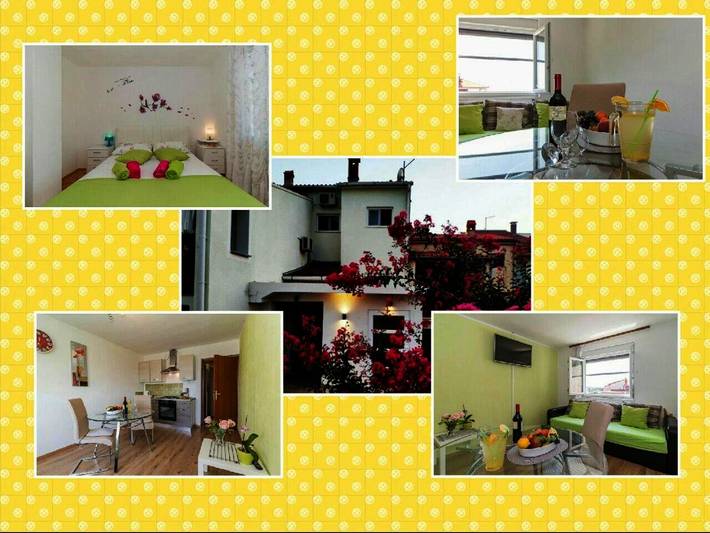 Maison d’hôte pour 2 personnes, avec Balcon et Terrasse ainsi que Jardin et Vue à Pula