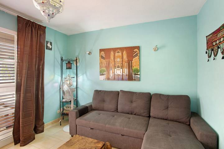 Casa vacanze 'Bungalow Sonemar 216' con piscina condivisa, Wi-Fi e aria condizionata in Sonnenland, San Bartolomé de Tirajana