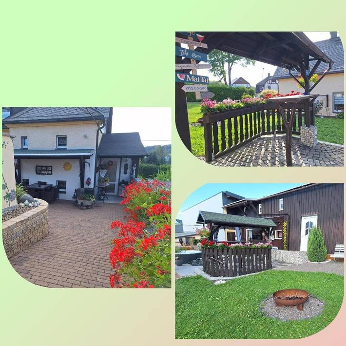 Ferienwohnung für 4 Personen, mit Terrasse und Garten in Neuhausen/Erzgebirge