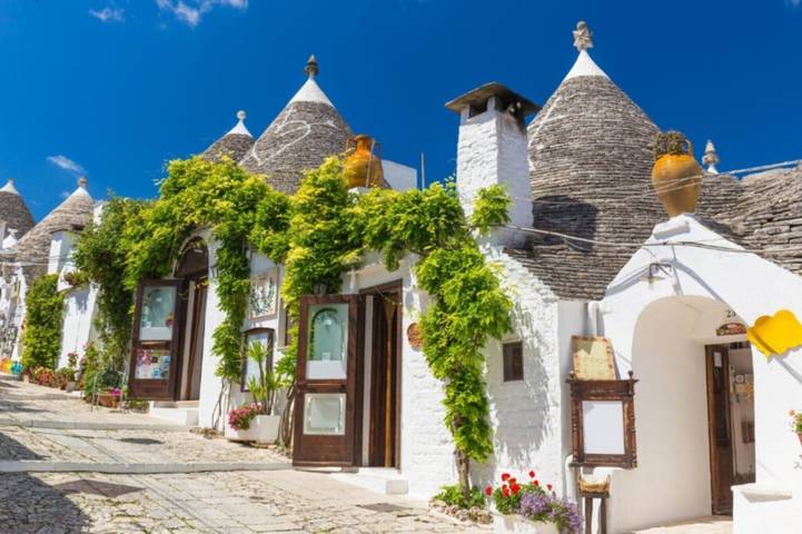 Apartament wakacyjny dla 4 osób, z balkon w Alberobello